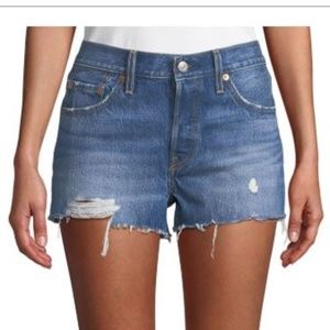 Levi's distressed 501 cutoff denim shorts- NWT